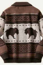 Clovis | Buffalo Check Zip Cardigan