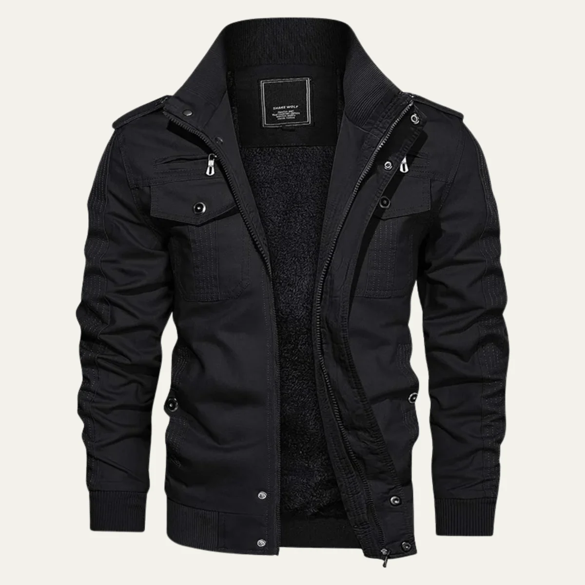 Aubert | Utility Pocket Fleece Jacket