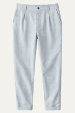 Rolande | Cotton-Linen Ankle Trousers