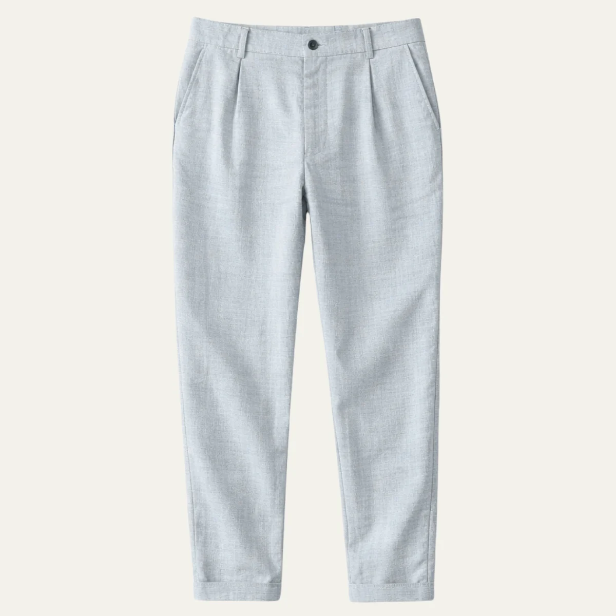 Rolande | Cotton-Linen Ankle Trousers