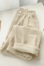 Scholastique | Woven Drape Wide Leg Pants