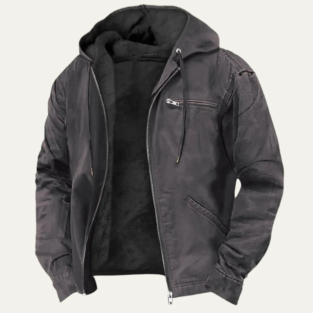 Anatole | Thick Fleece Hooded Jacket