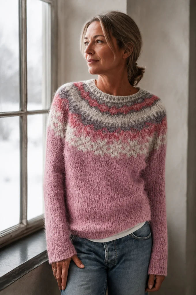 Petra | LUXURIOUS AND SOFT CASHMERE PULLOVER editorial product photograph