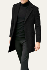 Valmore | Notch Lapel Long Wool Coat