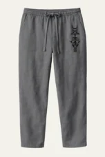 Cecile | Linen Cotton Wide Leg Trousers