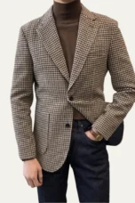 Xavier | Houndstooth Tweed Blazer