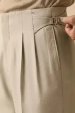 Nathalie | High Waist Straight Trousers