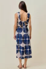 Madeline | Tiered Abstract Print Dress