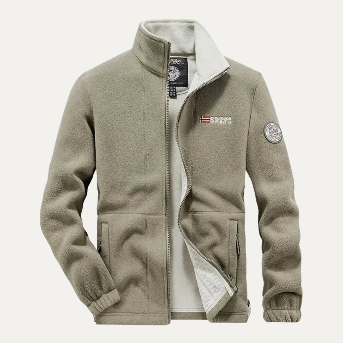 Celestin | Stand Collar Fleece Jacket