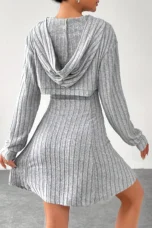 Valeda | Ribbed Sweater Knit Dress