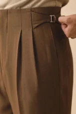 Nathalie | High Waist Straight Trousers