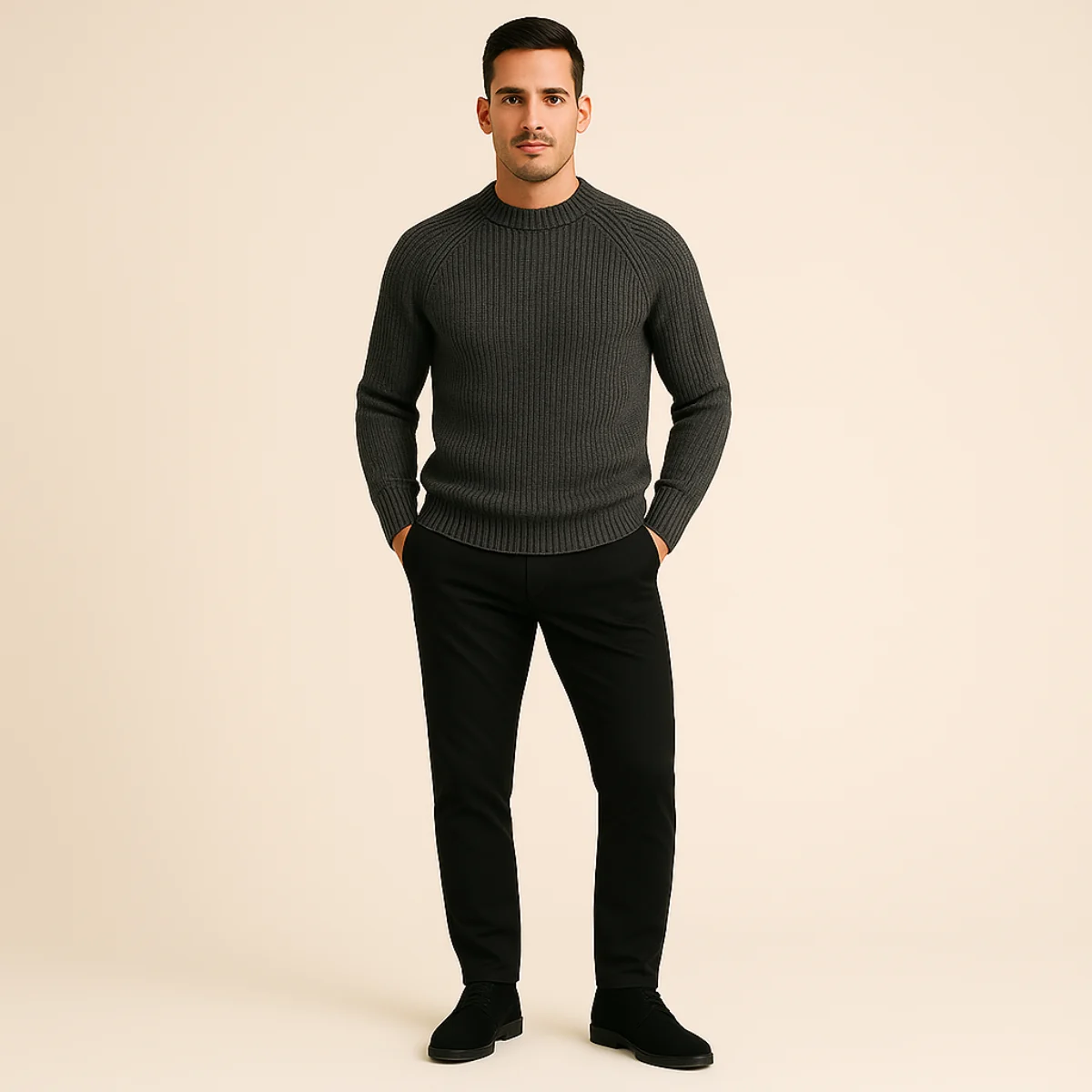 Martin | 100% Cashmere Raglan Crew Neck
