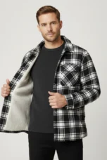 Lambert | Fleece Lined Plaid Work Jacket