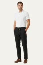 Yolande | Straight Leg Cotton-Linen Trousers