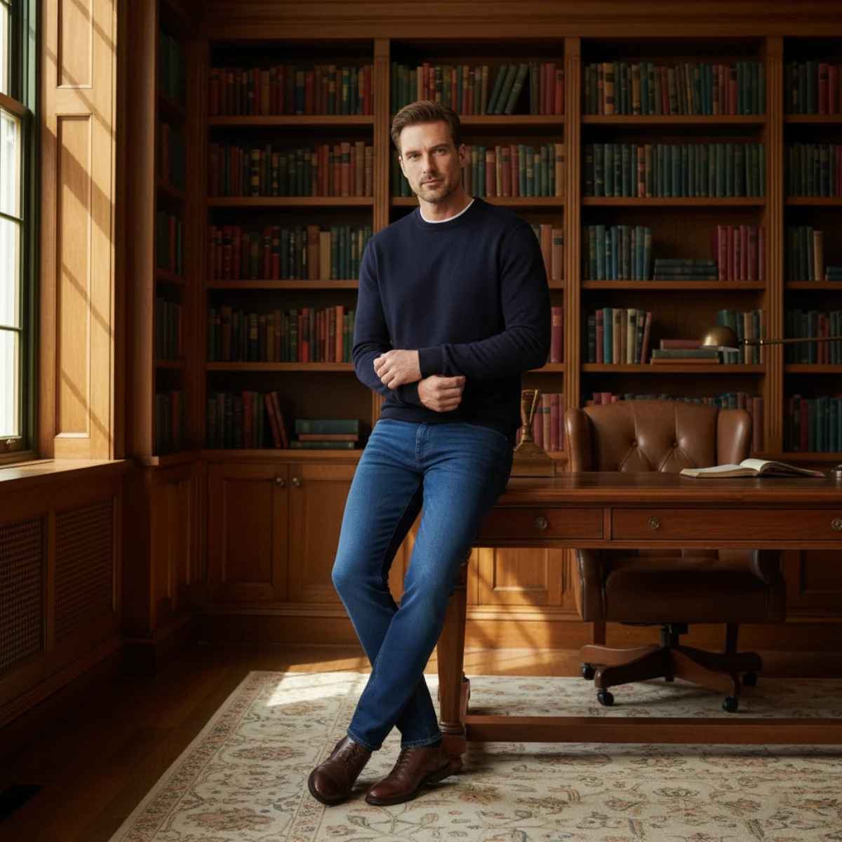 Léocadie | Slim Cotton Denim Jeans