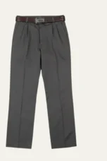 Radegonde | Double Pleat Straight Trousers