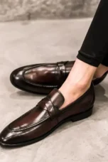 Evariste | Leather Penny Loafers