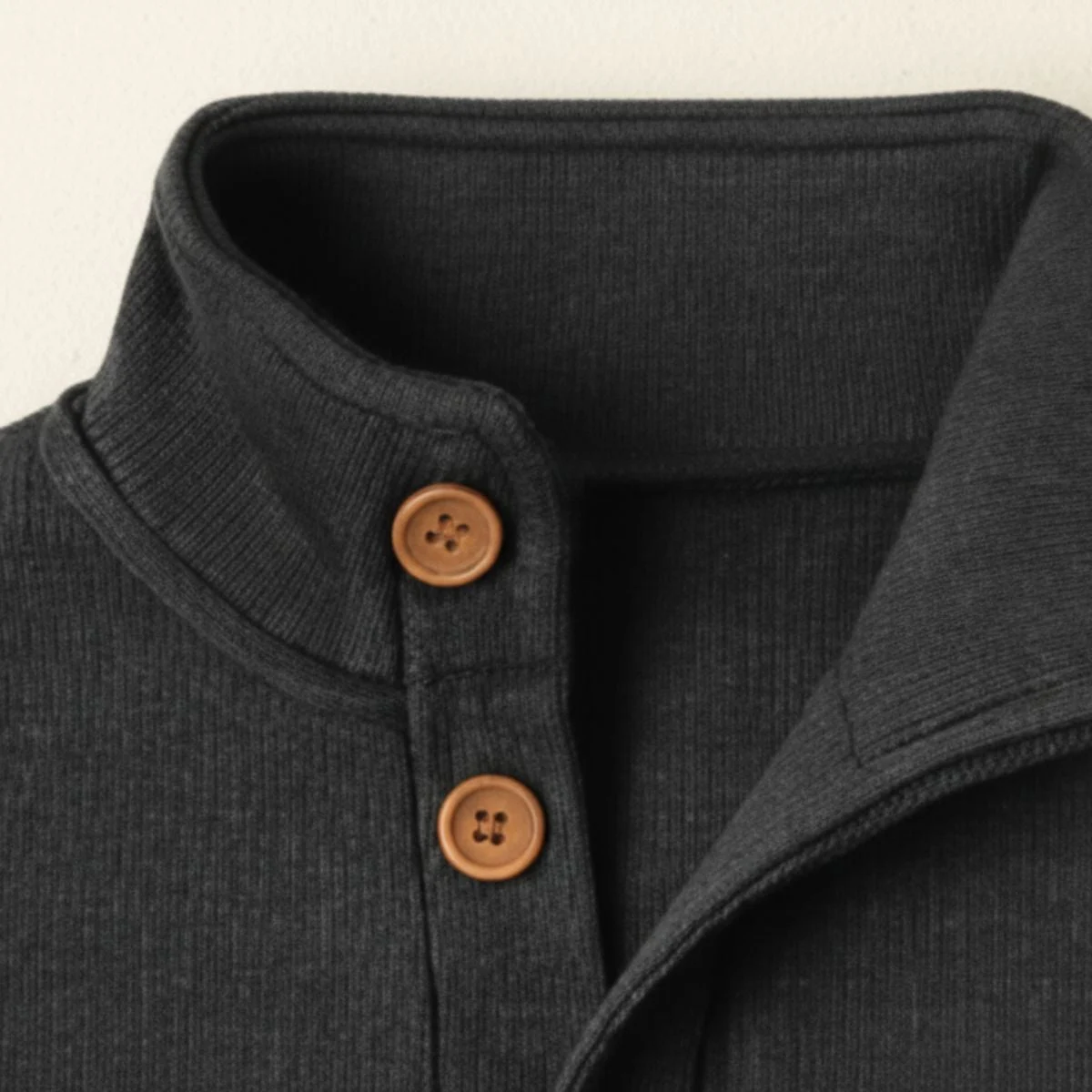 Eudes | Buttoned Collar Wool Knit