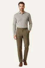 Nicolette | Straight Leg Wool Trousers