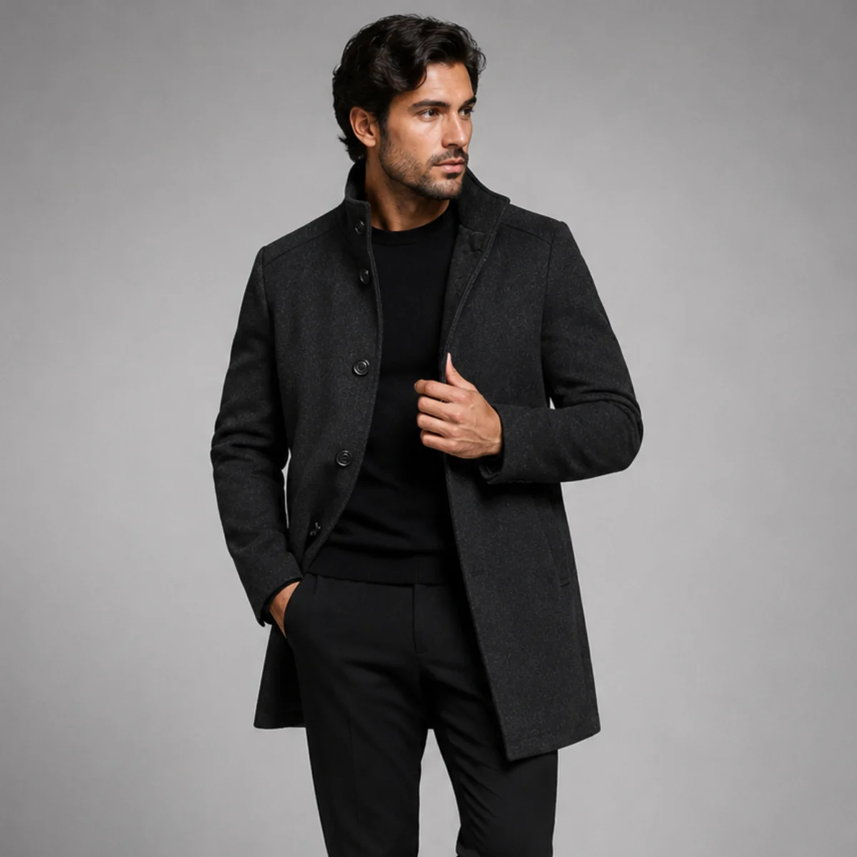 The Bernard | Wool-Blend Insulated Coat