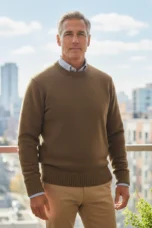 Pierre | Oversized Wool Elbow Patch Knit