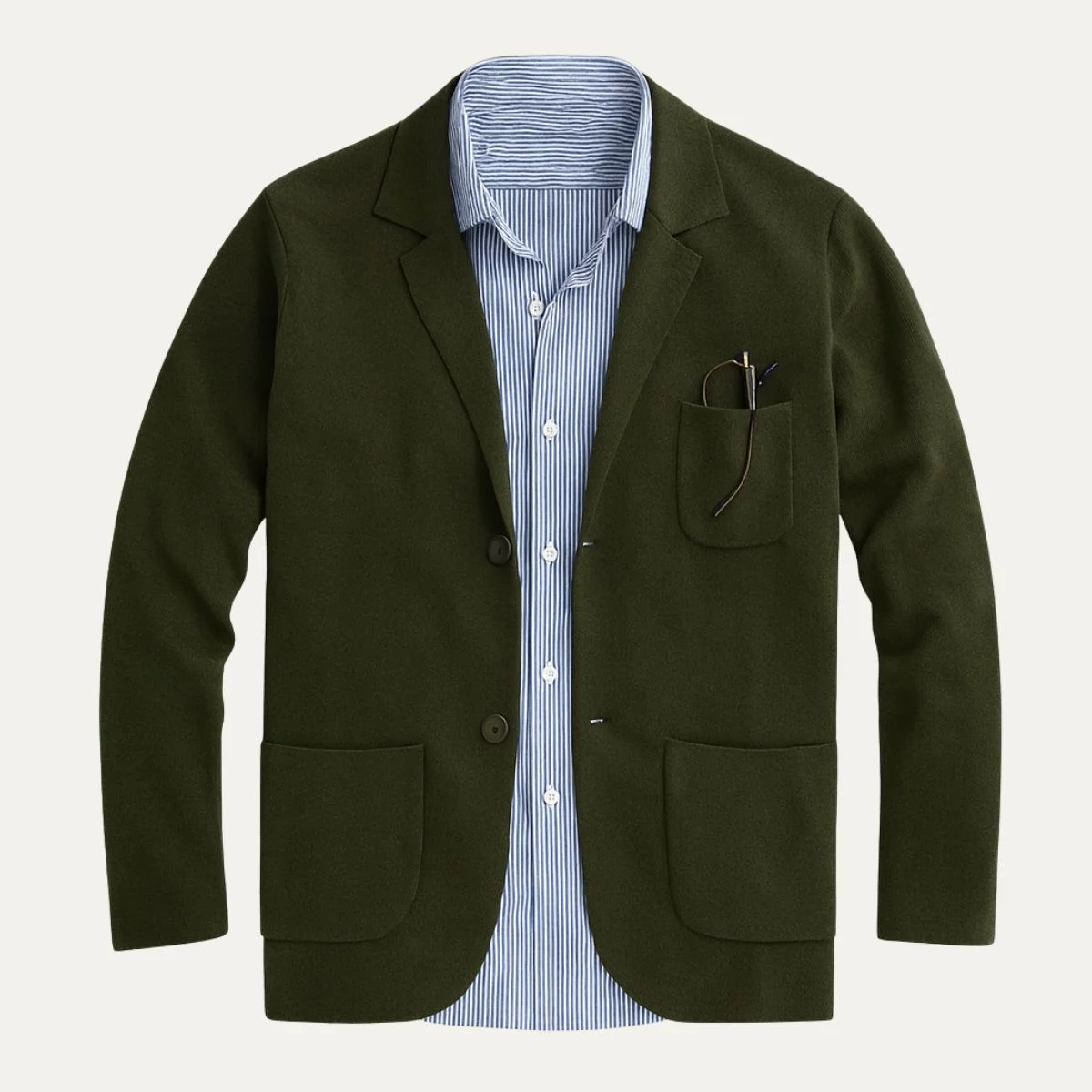 The Warren | Cotton-Blend Knit Blazer