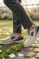 Eugène | Woven Upper Slip-On Loafers