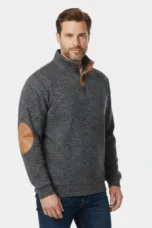 Chrysostome | Suede Elbow Patch Knit