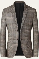 Reginald | Checked Single Breasted Blazer
