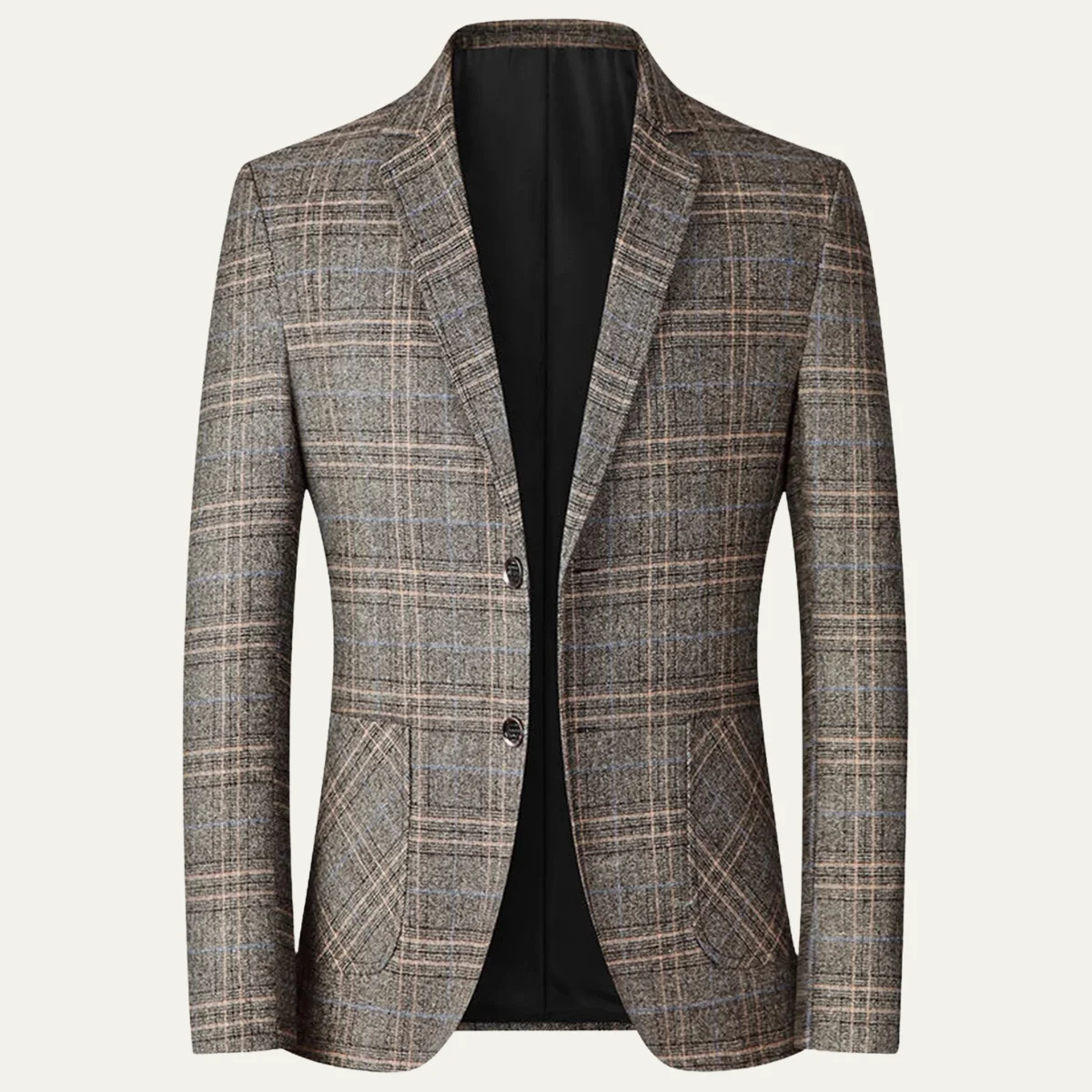 Reginald | Checked Single Breasted Blazer