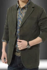 Marcel | Three-Button Cotton Blend Blazer