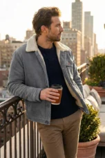 Edmond | Fleece Lined Corduroy Jacket
