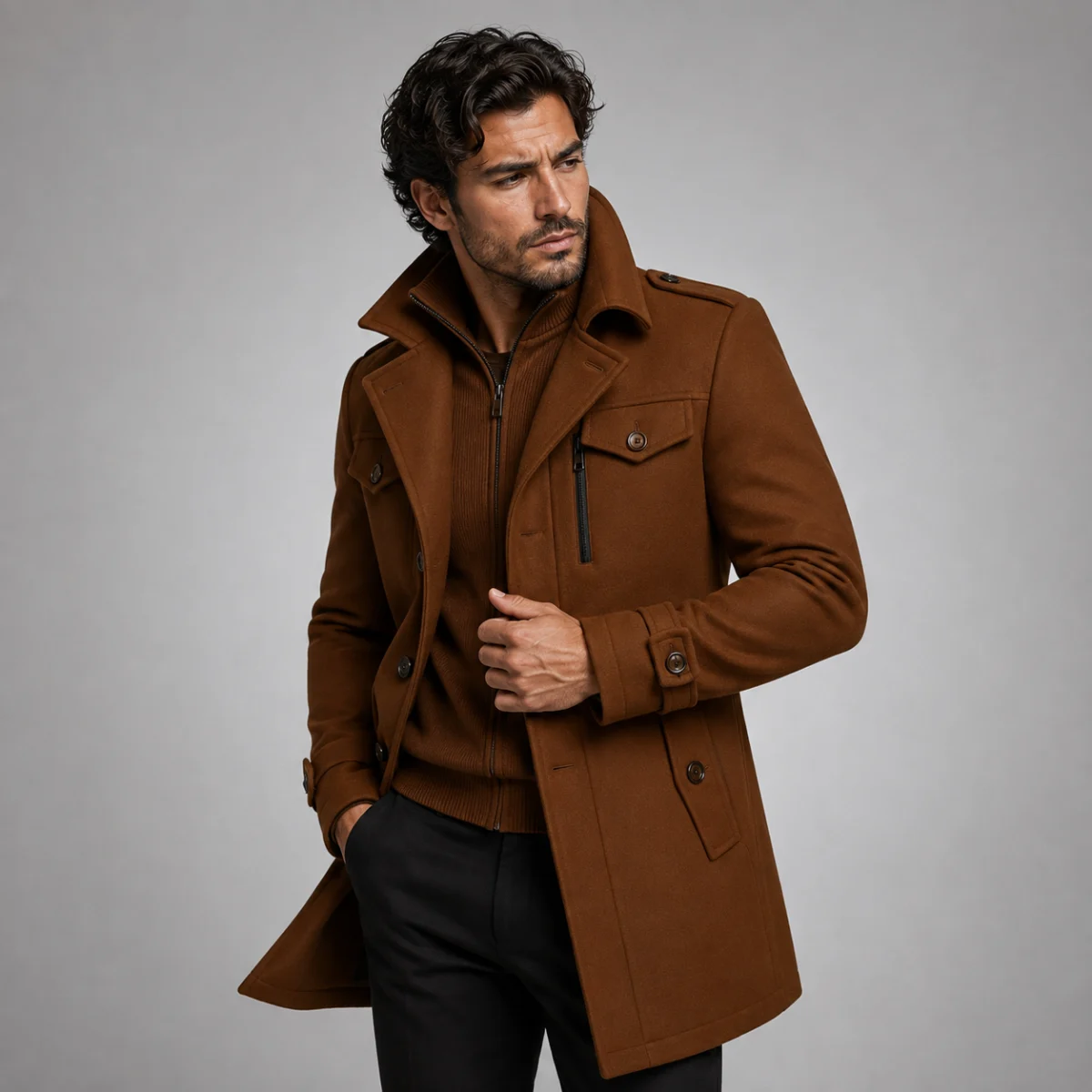 Colombe | Insulated Slim Wool-Blend Coat