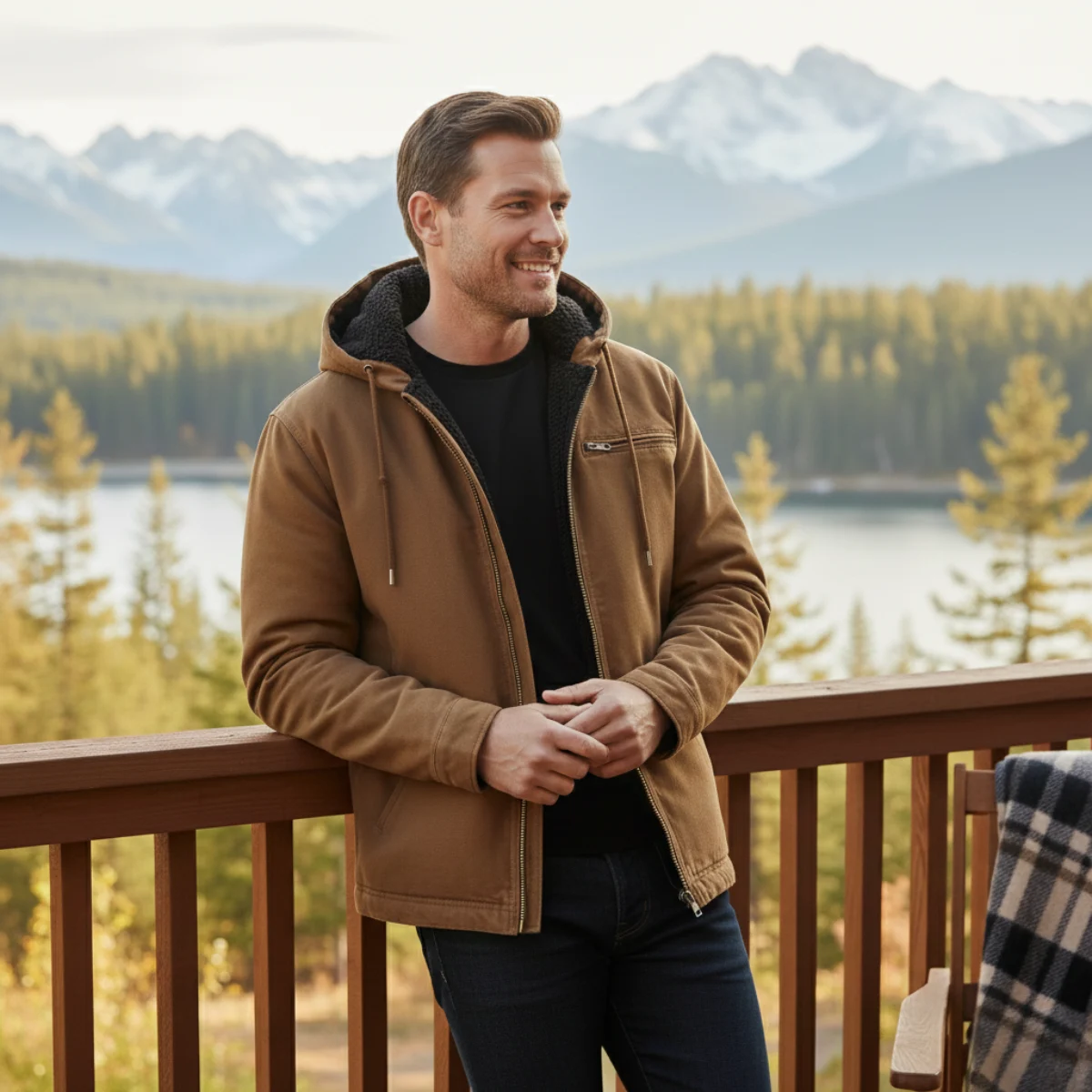 Anatole | Thick Fleece Hooded Jacket