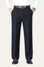 Geneviève | Wool-Blend Pleated Trousers