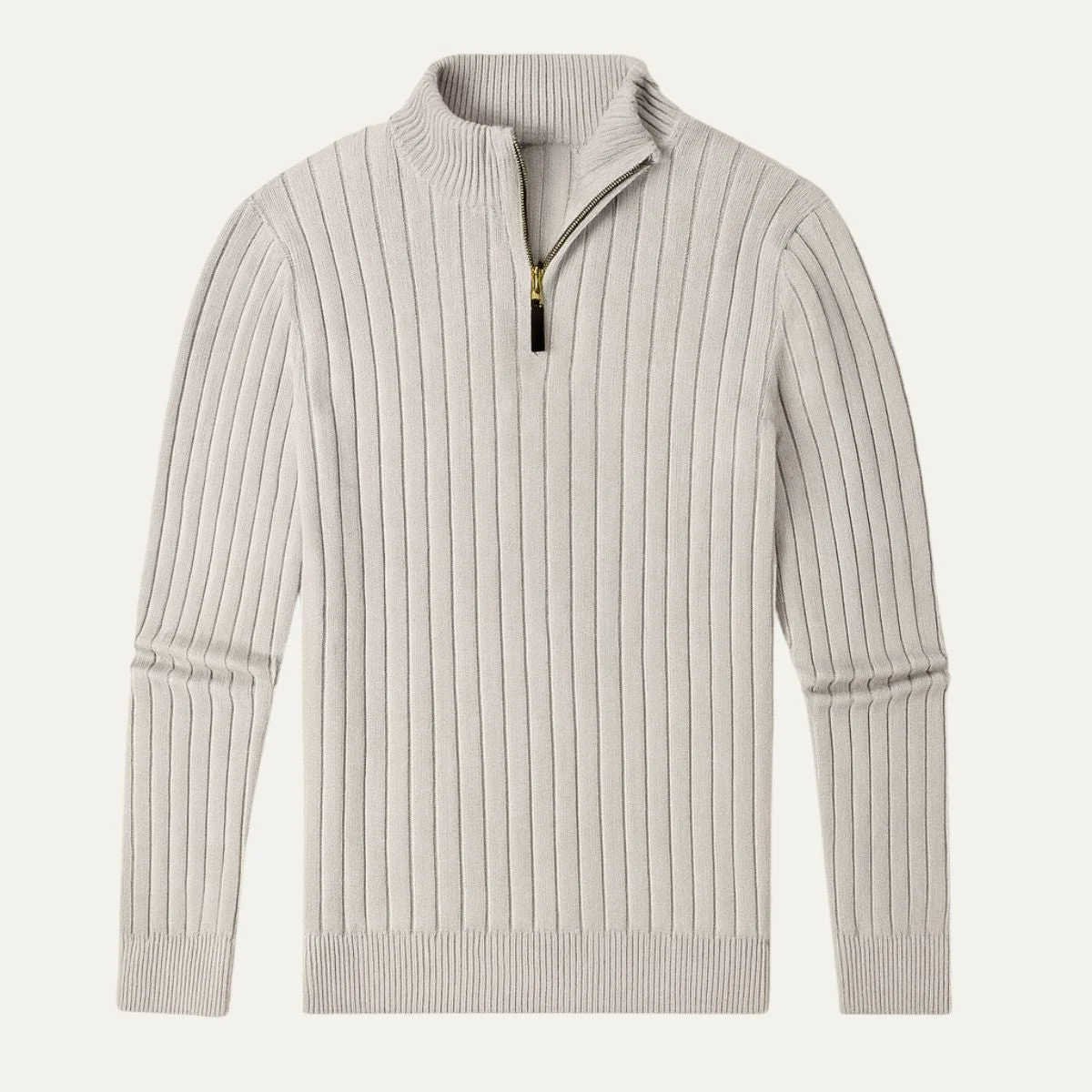 Cesaire | 100% Cotton Cable Quarter Zip