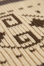 Urgel | Geometric Wool Blend Cardigan