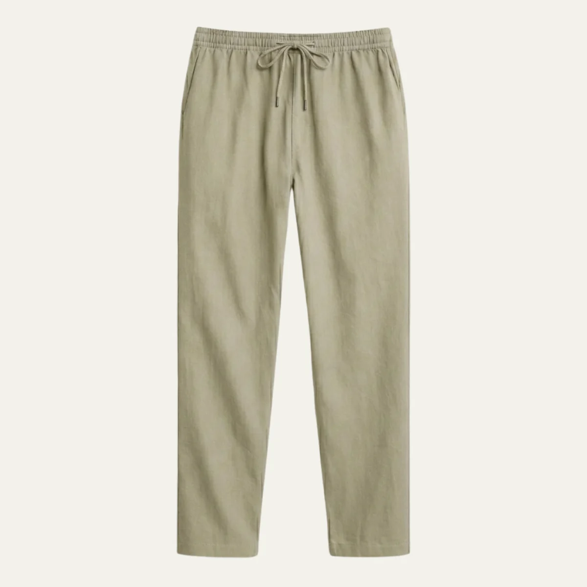 Gilberte | Cotton-Hemp Straight Trousers