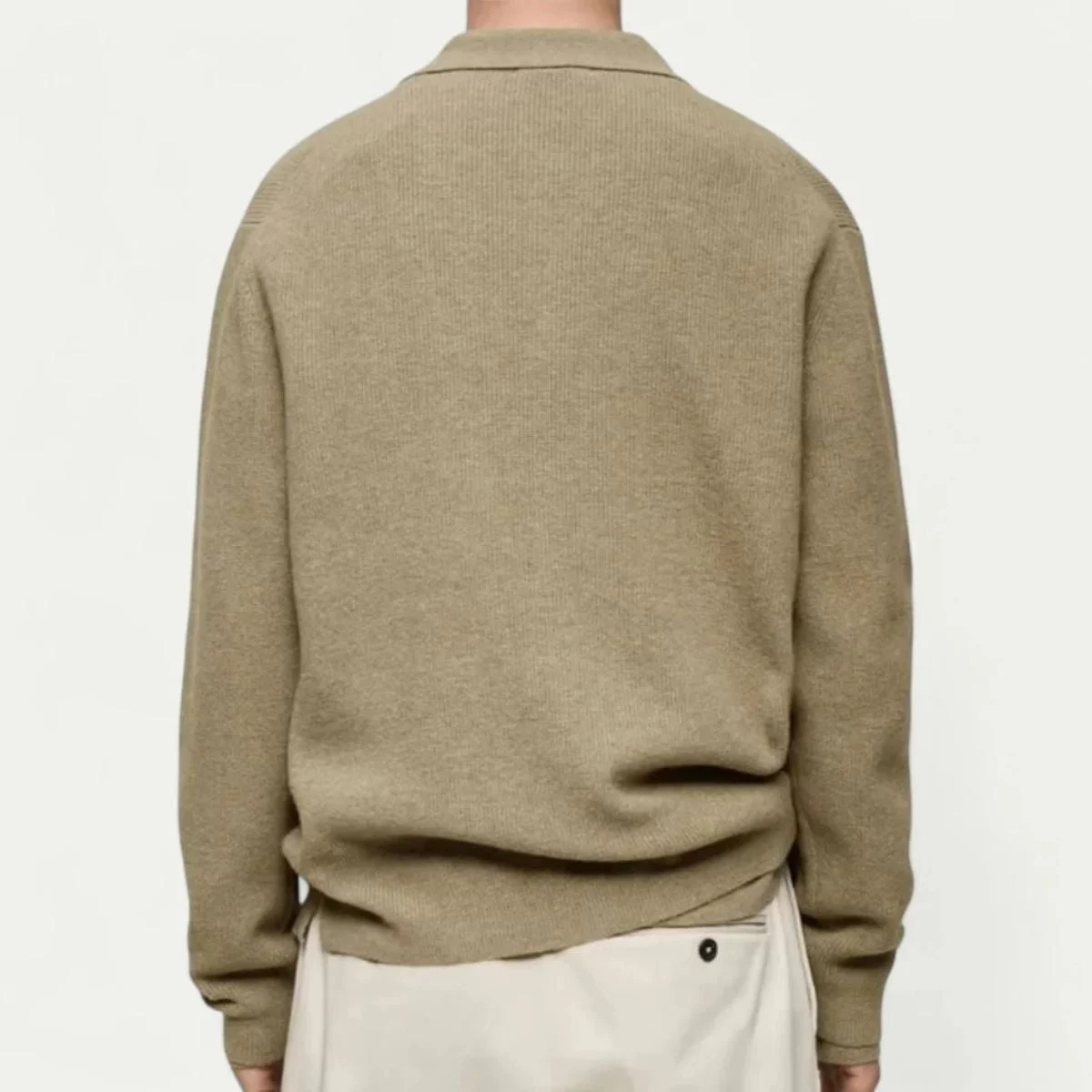 Wilfred | Lapel Collar Knit Cardigan