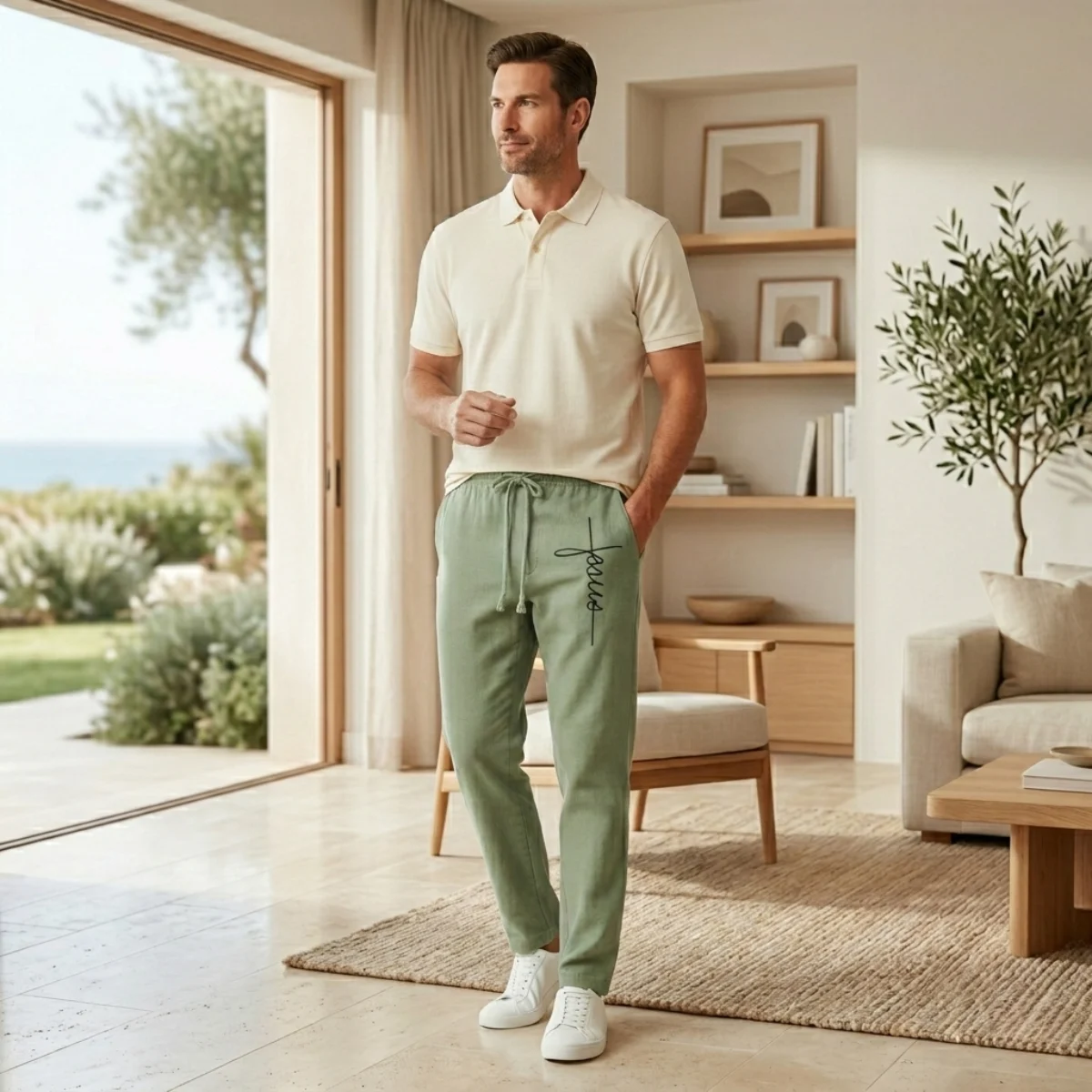 Danielle | Wide Leg Linen Trousers