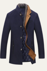 Stanislas | Quilted Lined Wool Coat