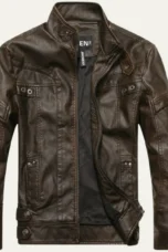 Medard | Panelled Zip Biker Jacket