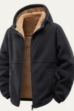 Damase | Lamb Wool Lined Hooded Jacket