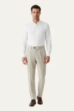Rosaline | Pleated Linen Dress Trousers