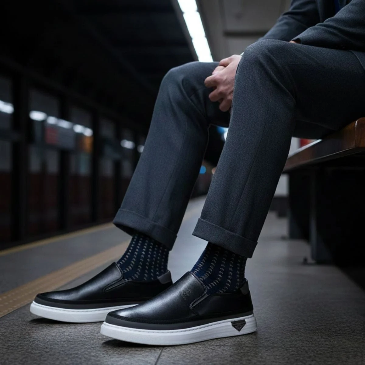 Ismael | 100% Leather Slip On Shoes
