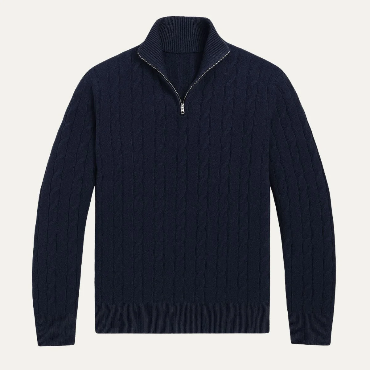 Bonaventure | Cable Knit Half Zip