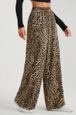 Rosita | Small Leopard Print Wide Leg Pants