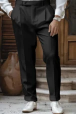 Bernardine | Pleated High Waist Trousers