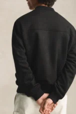 Damien | Brushed Cotton Zip Front Jacket