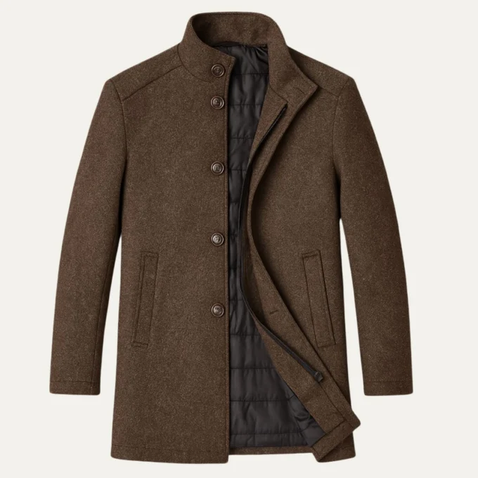 The Bernard | Wool-Blend Insulated Coat